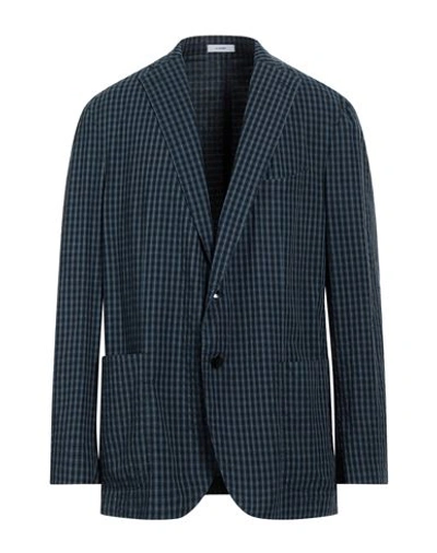 Boglioli Man Blazer Blue Size 40 Lyocell, Cotton, Polyester, Elastane
