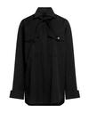 Jil Sander Woman Shirt Black Size 4 Virgin Wool