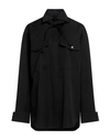 Jil Sander Woman Shirt Black Size 4 Virgin Wool In Black