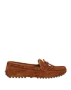 Seboy's Woman Loafers Brown Size 7 Soft Leather