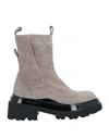 Fruit Fru. It Woman Ankle Boots Beige Size 9 Soft Leather In Beige