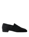 Cuplé Woman Loafers Black Size 6 Textile Fibers