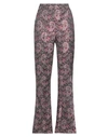 Sfizio Studio Woman Pants Magenta Size 4 Polyester, Acetate, Viscose In Magenta