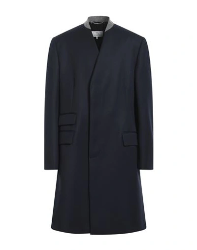 Maison Margiela Coats In Blue