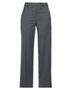 N°21 Woman Pants Grey Size 10 Polyester, Wool, Elastane In Grey