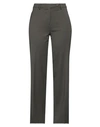 N°21 Woman Pants Military Green Size 6 Polyester, Wool, Elastane
