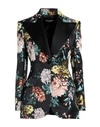 Dolce & Gabbana Woman Suit Jacket Black Size 8 Polyester, Silk In Black