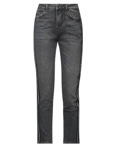 Liu •jo Woman Jeans Steel Grey Size 25w-28l Cotton, Elastane