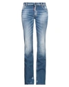 Dsquared2 Woman Jeans Blue Size 8 Cotton, Elastane In Blue
