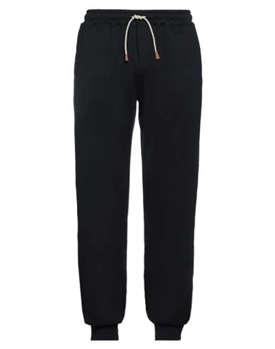 Eleventy Man Pants Midnight Blue Size Xl Cotton, Polyamide In Blue