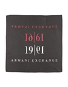 Armani Exchange Woman Scarf Black Size - Silk In Black