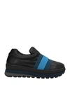 Daniele Ancarani Woman Sneakers Black Size 11 Soft Leather In Black