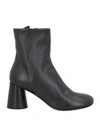Halmanera Woman Ankle Boots Black Size 7.5 Soft Leather