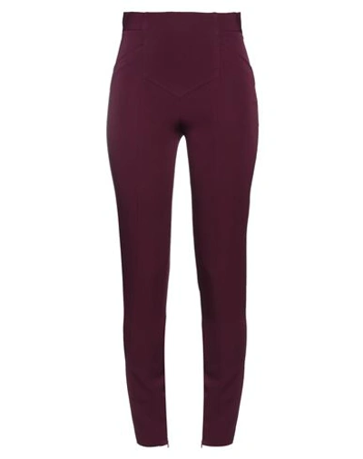 Simona Corsellini Woman Pants Deep Purple Size 2 Polyester, Elastane