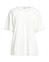 Jijil Woman T-shirt Ivory Size 6 Cotton In White