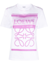 Loewe Anagram Printed T-shirt In Pink