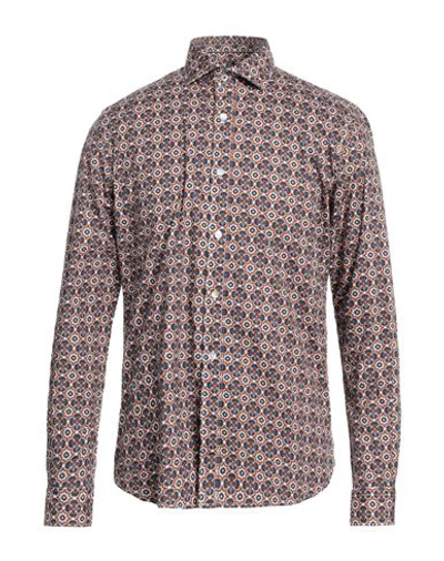 Alley Docks 963 Man Shirt Midnight Blue Size Xl Cotton, Elastane