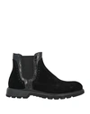 Giovanni Conti Man Ankle Boots Black Size 13 Soft Leather In Black