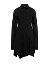 Off-white Woman Short Dress Black Size 4 Viscose, Polyamide, Elastane