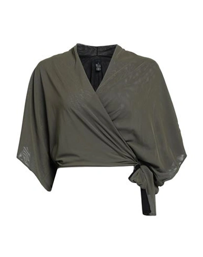 Fisico Woman Cover-up Military Green Size S Polyamide, Elastane