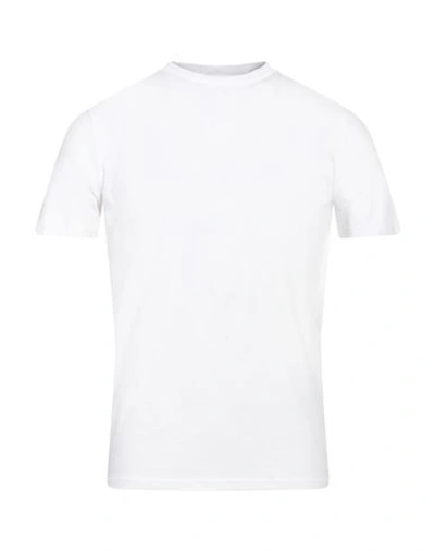 Dsquared2 Man T-shirt White Size L Cotton, Elastane
