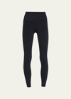Splits59 Airweight High Waist 7/8 Leggings Graphite In Black