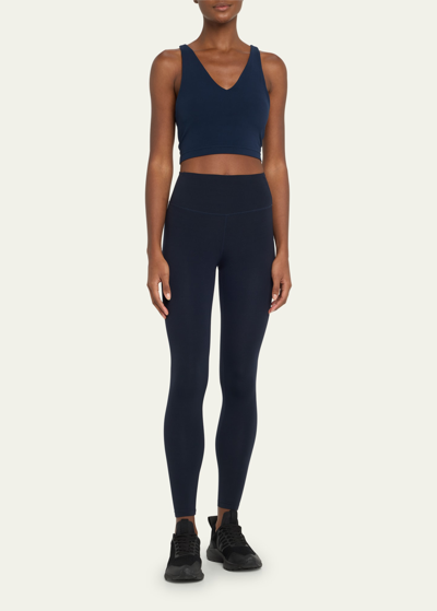 Splits59 Airweight High-waist 7/8 Leggings In Indigo