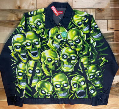 Skull sales pile jacket
