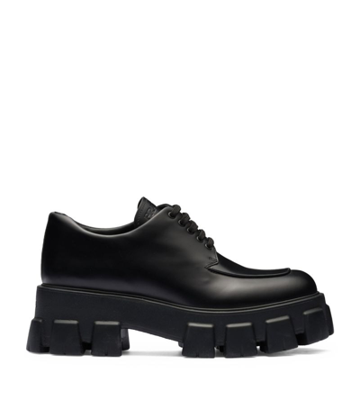 Prada Monolith Lace-up Loafers 55