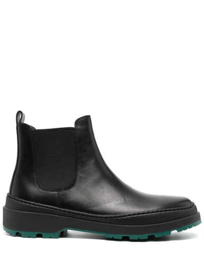 Camper Brutus Trek Leather Boots In Black