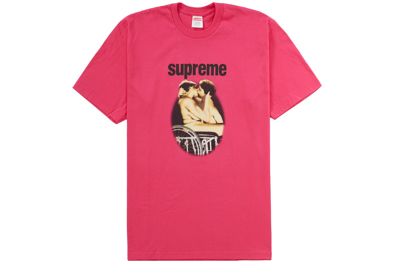 Pre-owned Supreme Kiss Tee (ss23) Pink
