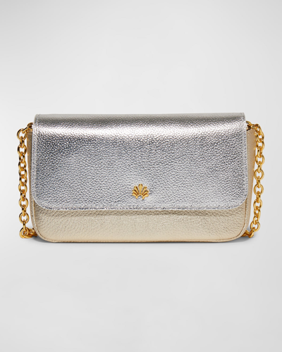 Lele Sadoughi Belen Colorblock Metallic Belt Bag In Mixed Metallic