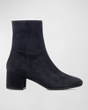 AQUATALIA LEONORA SUEDE ZIP ANKLE BOOTS