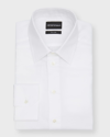 Emporio Armani Micro Chevron Textured New York Fit Shirt