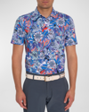 Robert Graham Roxberry Performance Polo In Purple