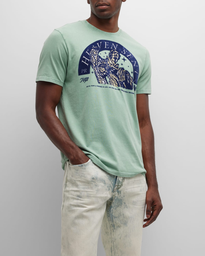 Prps Earth Cotton Graphic T-shirt In Mint