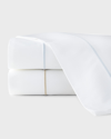 Sferra Marcus Classic Standard Pillowcase Pair In White
