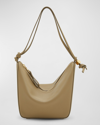 Loewe Hammock Mini Zip Leather Shoulder Bag In Clay Green