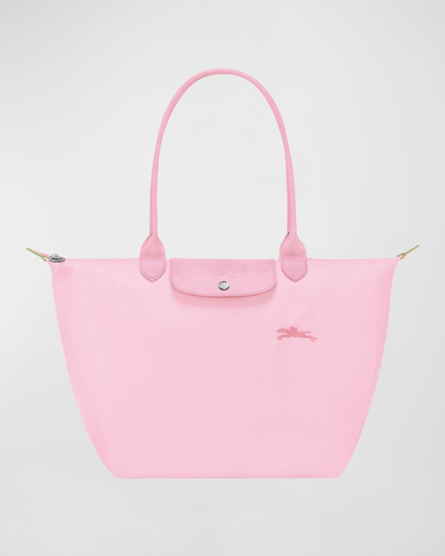 Longchamp Tote Bag L Le Pliage Green In Pink
