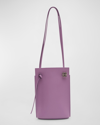 Loewe Dice Pocket Leather Shoulder Bag In Mauve