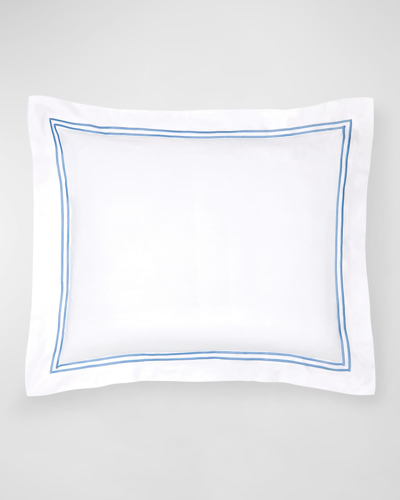 Sferra Grande Hotel Standard Sham In White/ocean