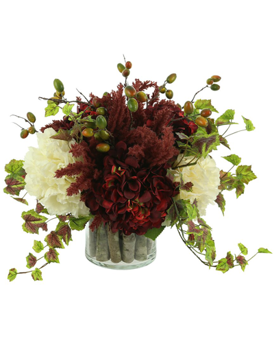 Creative Displays Hydrangea, Pampas And Ivy Floral Arrangement