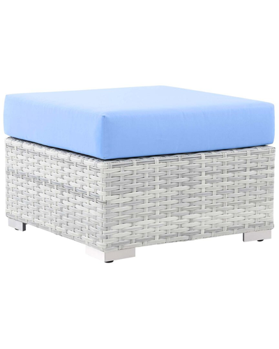 Modway Convene Outdoor Patio Ottoman In Grey