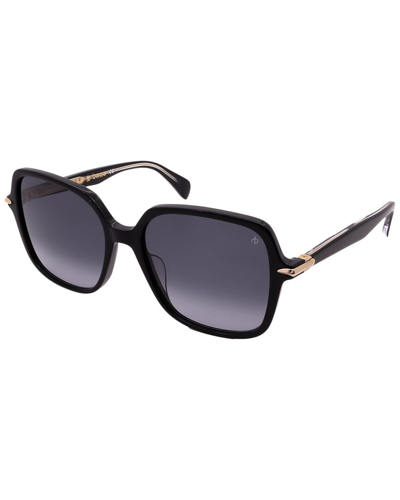 Rag & Bone Women's Rnb1048gs 55mm Sunglasses In Black