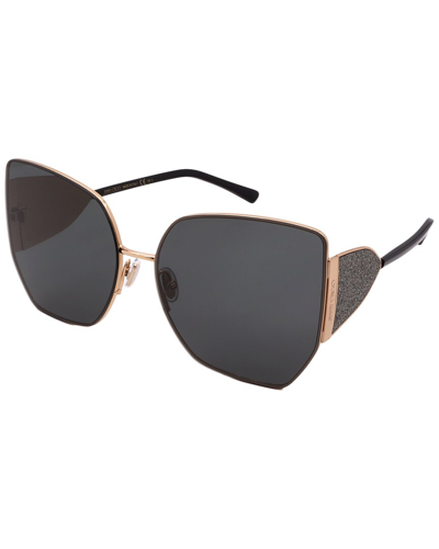 Jimmy Choo Women's River/s 61mm Sunglasses In Gold