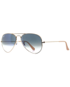 RAY BAN UNISEX RB3025 58MM SUNGLASSES