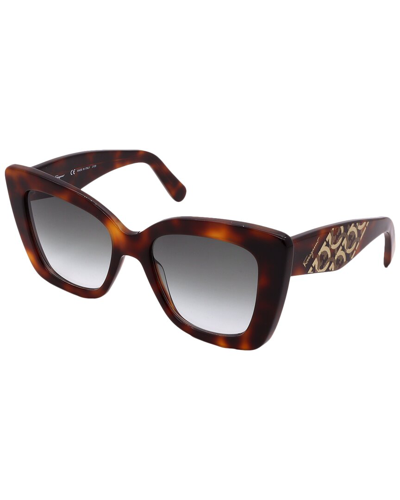 Ferragamo Women's Sf1023/s 52mm Sunglasses In Brown