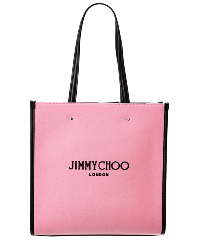Jimmy Choo Medium N/s Tote Bag In Pink