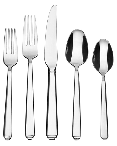 Lorena 20pc Flugh Stainless Steel Silverware Flatware Cutlery Set