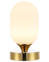 Jonathan Y Eli 8in Modern Iron Rechargeable Integrated Led Table Lamp In Gold